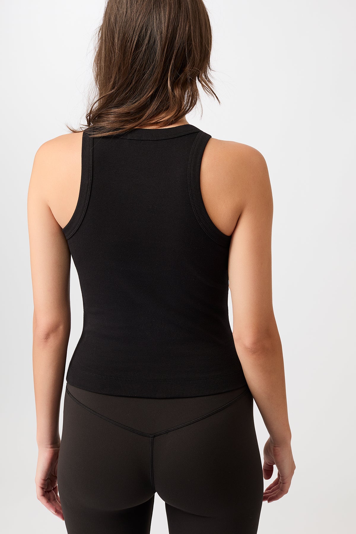 Mandala Fitness Top Black Rückseite - Boy Top