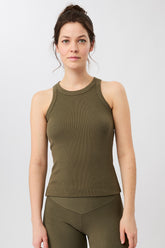 Mandala Fitness Top Grün Front - Boy Top