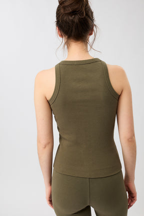Mandala Fitness Top Grün Rückseite - Boy Top