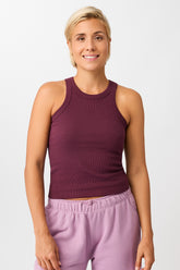 Mandala Fitness Top Purple Front - Boy Top