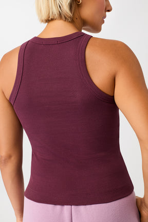 Mandala Fitness Top Purple Rückseite - Boy Top