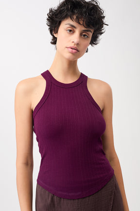 Mandala Fitness Top Lila Front - Boy Top