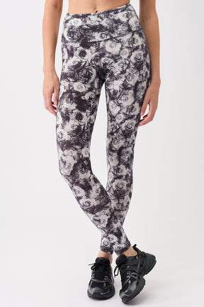 Mandala Trainings Pant Blumen Print Front - Printed Leggings