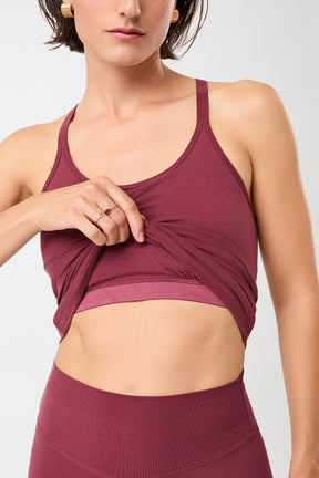 Mandala Fitness Top Rot Detail - Infinity Top