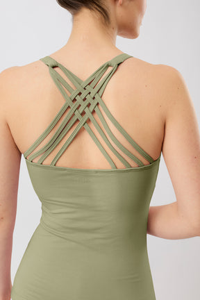 Mandala Active Top Grün Rückseite - Infinity Top