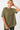 Mandala Fitness T-Shirt Grün Front - Boyfriend Tee