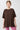 Mandala Fitness T-Shirt Braun Front - Boyfriend Tee