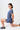 Mandala Fitness T-Shirt Blau Outfit - Fitted T-Shirt