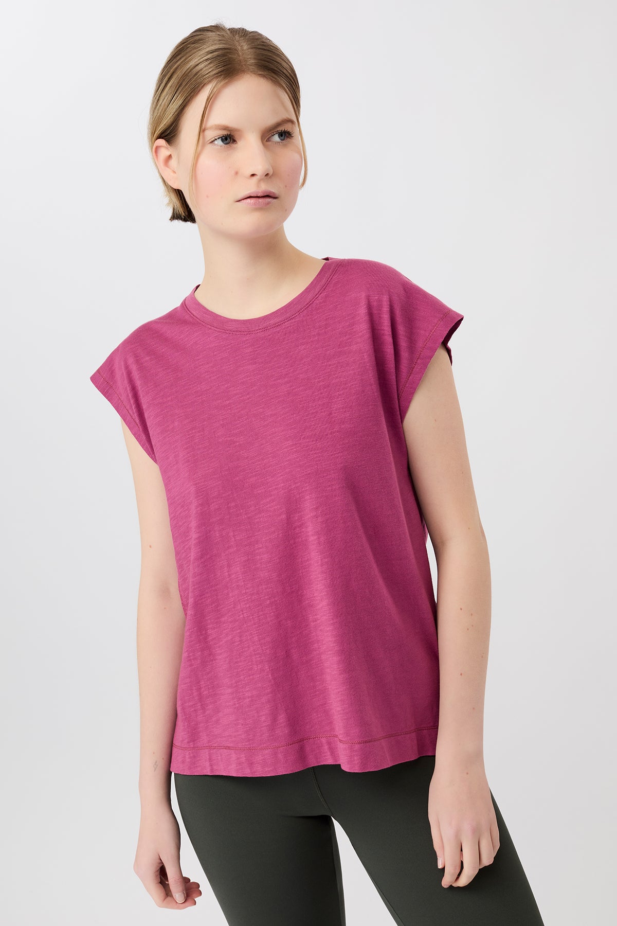 Mandala Fitness T-Shirt Pink Front - Train Today Top