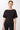 Mandala Fitness T-Shirt Schwarz Front - Back Bow Tee