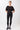 Mandala Fitness T-Shirt Schwarz Outfit Front - Back Bow Tee