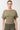 Mandala Fitness T-Shirt Grün Front - Back Bow Tee