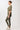 Mandala Fitness T-Shirt Grün Outfit Seite - Back Bow Tee