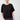 Mandala Active T-Shirt Schwarz Front - Boxy Tee
