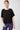 Mandala Active T-Shirt Schwarz Front - Boxy Tee