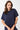 Mandala Active T-Shirt Blue Front - Boxy Tee