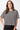 Mandala Active T-Shirt Grau Front - Boxy Tee