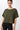 Mandala Green Fitness T-Shirt (Front) - Boxy Tee
