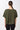 Mandala Green Fitness T-Shirt (Back View) - Boxy Tee