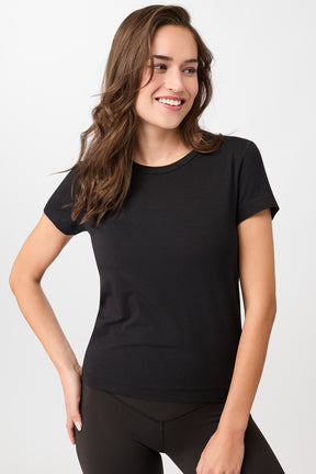Mandala Fitness Shirt Schwarz Front - Rest & Recovery Tee