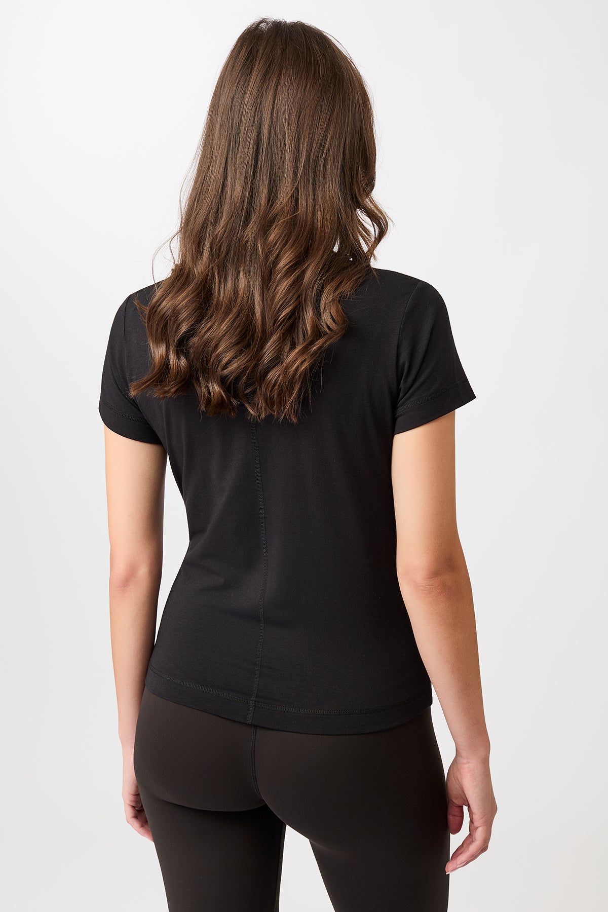 Mandala Fitness Shirt Schwarz Rückseite - Rest & Recovery Tee