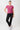Mandala Sport T-Shirt Rose Outfit Front - Wool T-Shirt