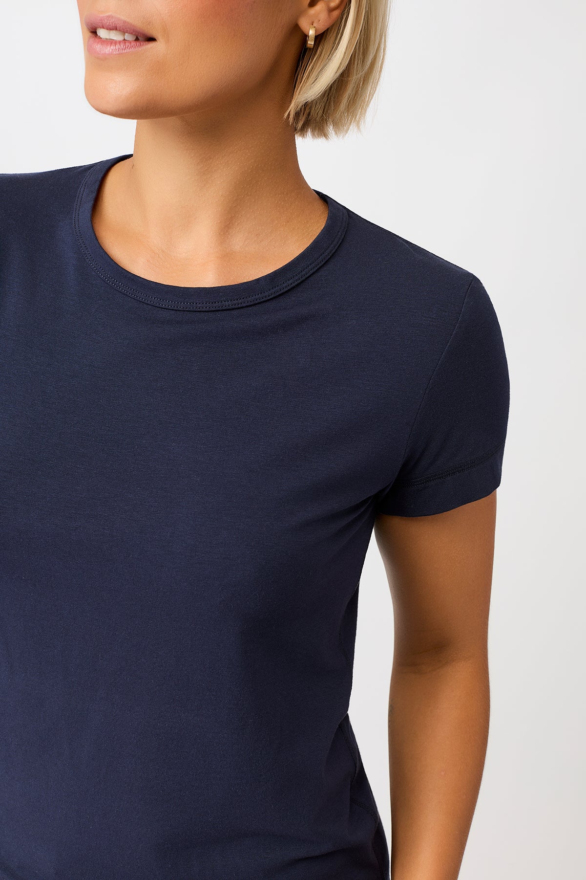 Mandala Fitness Shirt Blau Detail - Rest & Recovery Tee