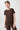Mandala Fitness Shirt Braun Front - Rest & Recovery Tee