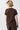 Mandala Fitness Shirt Braun Rückseite - Rest & Recovery Tee