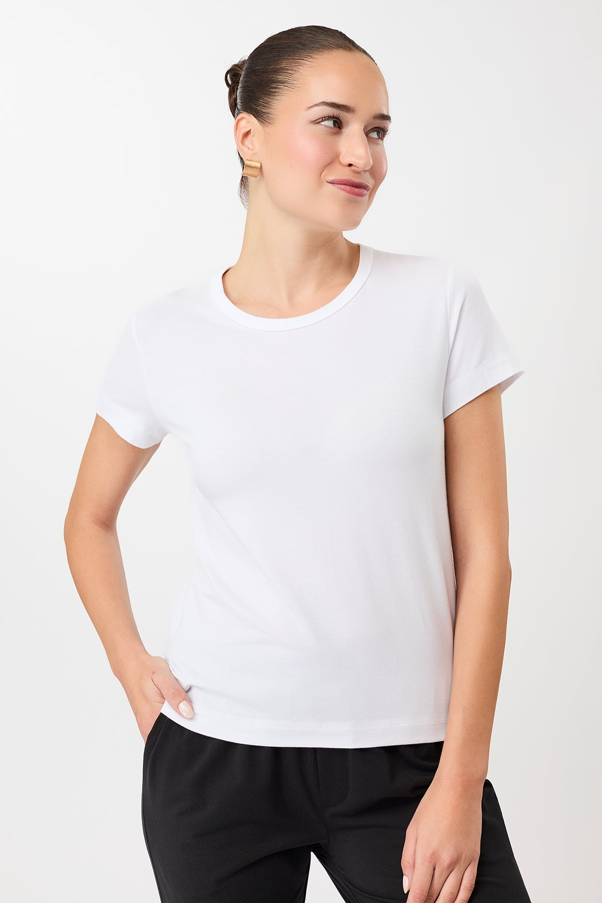 Mandala Fitness Shirt Weiss Front - Rest & Recovery Tee