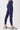 Mandala Fitness Pant Blau Seite - Wrap Legging
