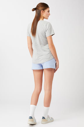 Mandala Yoga Shirt Grau Outfit Rückseite - The New V-Neck