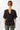 Mandala Fitness T-Shirt Schwarz Rückseite - Butterfly T-Shirt