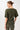 Mandala Fitness T-Shirt Grün Rückseite - Butterfly T-Shirt
