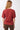 Mandala Fitness T-Shirt Rot Rückseite - Butterfly T-Shirt