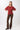 Mandala Fitness T-Shirt Rot Outfit Front - Butterfly T-Shirt