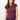 Mandala Fitness Shirt Rot Front - Slim Fit Ribbed Tee