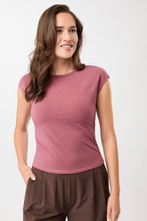 Mandala Sport Shirt Rosa Front - Slim Fit T-Shirt