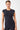 Mandala Sport Shirt Blau Front - Slim Fit T-Shirt