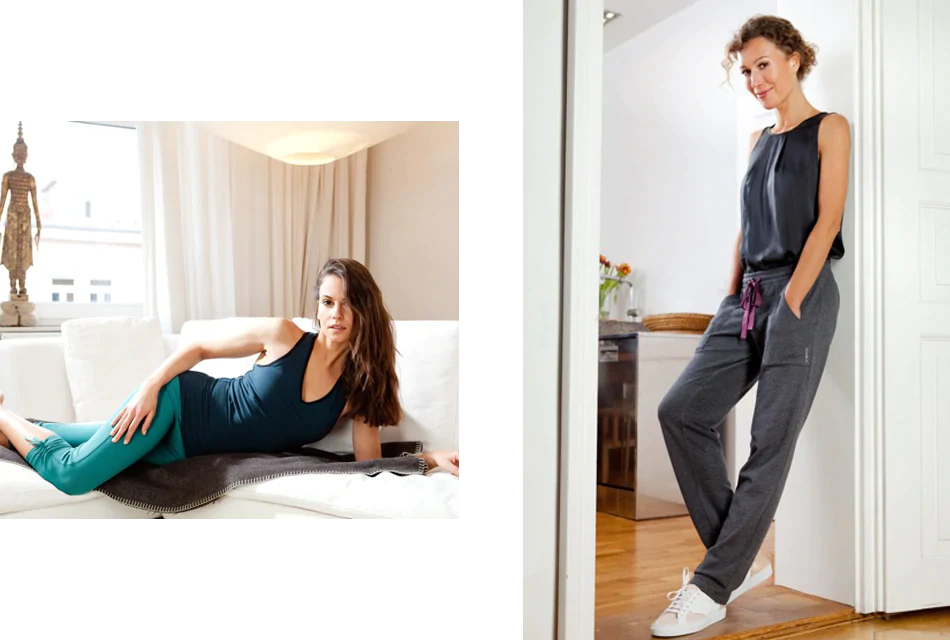 2 Frauen in Mandala Outfits