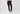 Schwarze Leggings mit weißen Turnschuhen